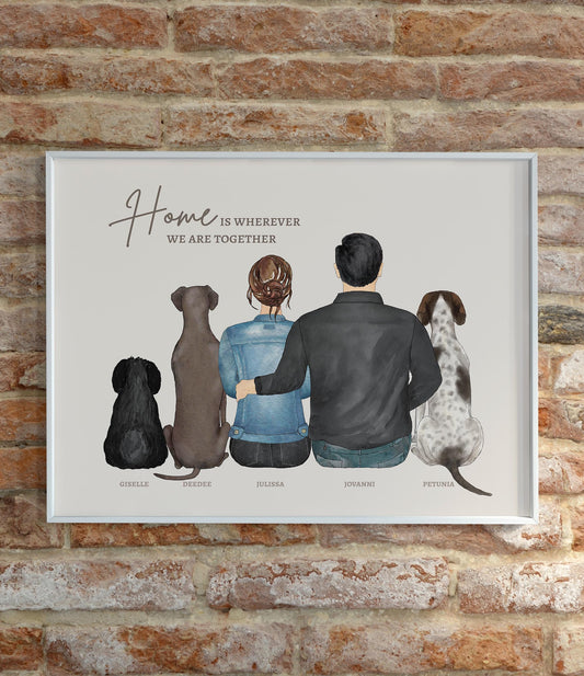 "Home" Couple's Portrait