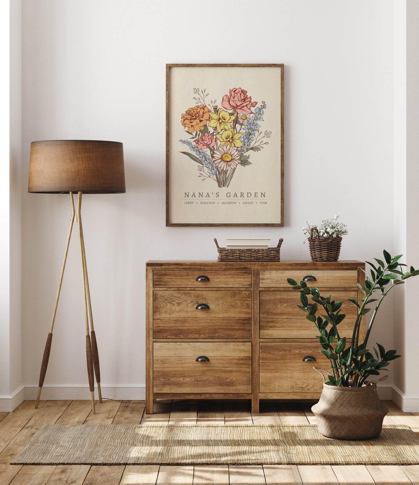 "Grandma's Garden" Birth Flower Bouquet