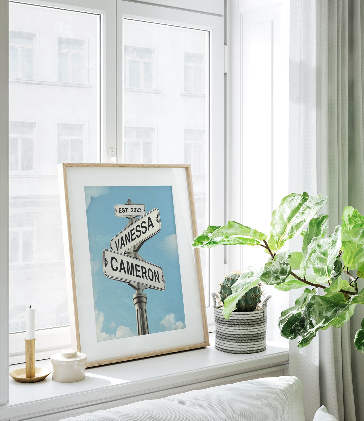 Intersection of Love, Color Print (with date)