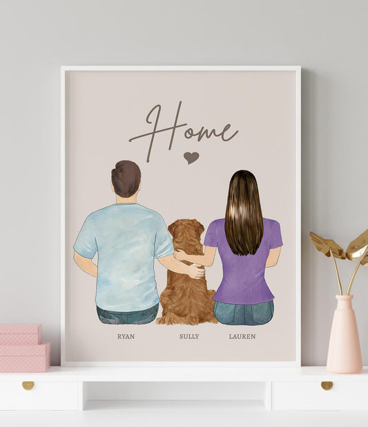 "Home" Couple's Portrait
