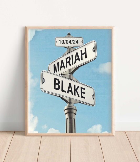 Intersection of Love, Color Print (with date)