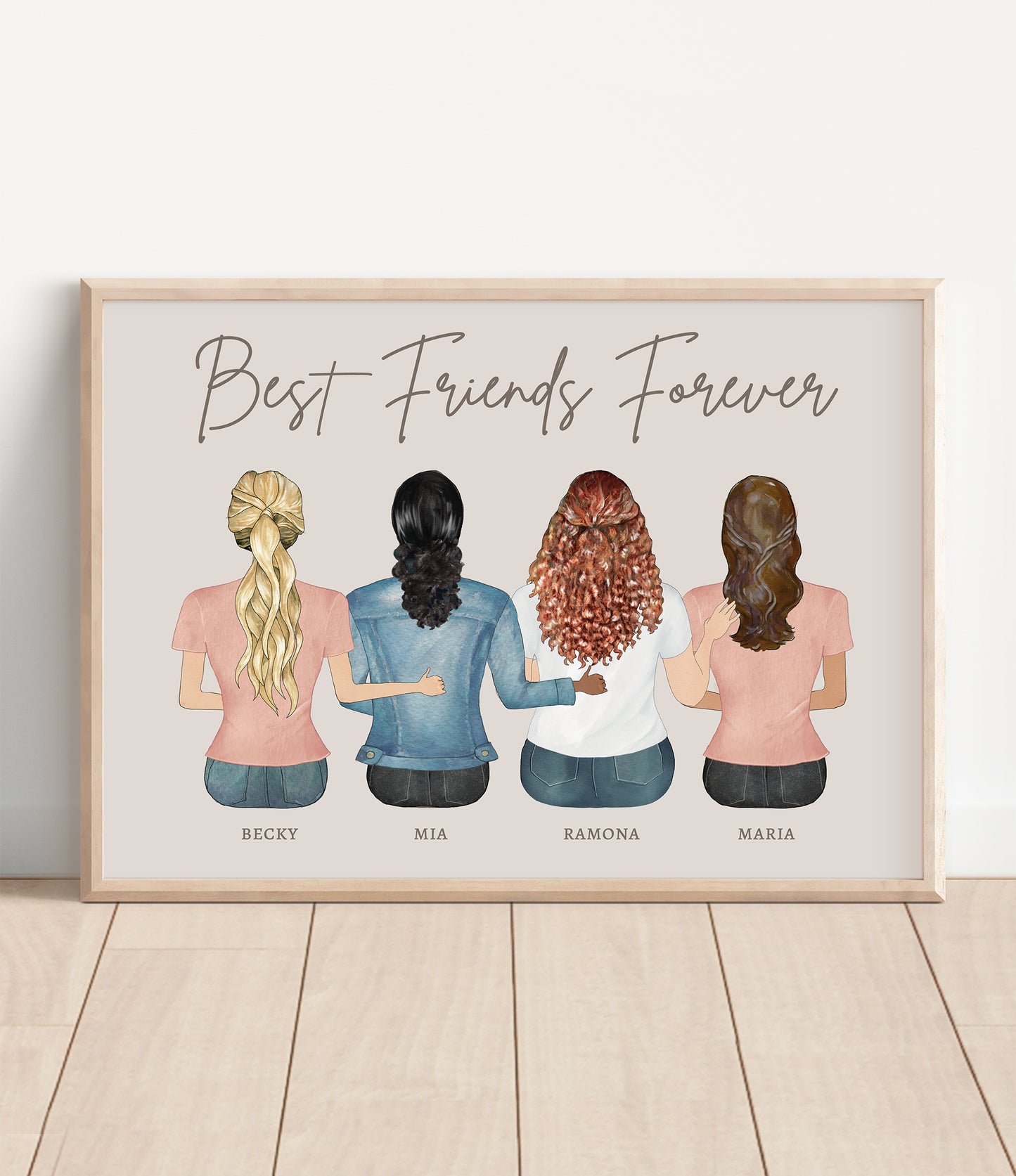 Bestie Friendship Portrait