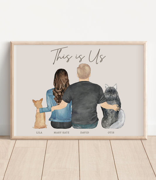 "This is Us" Couple's Portrait