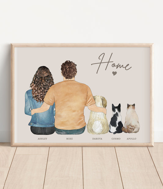 Romantic Couple's Portrait