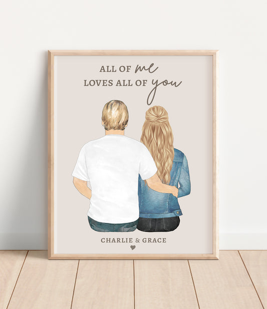 "All of Me" Couple's Portrait