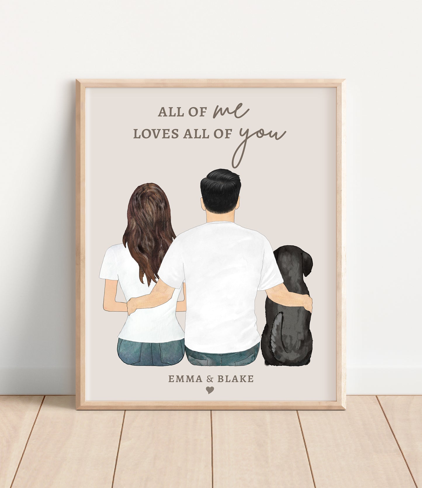 "All of Me" Couple's Portrait