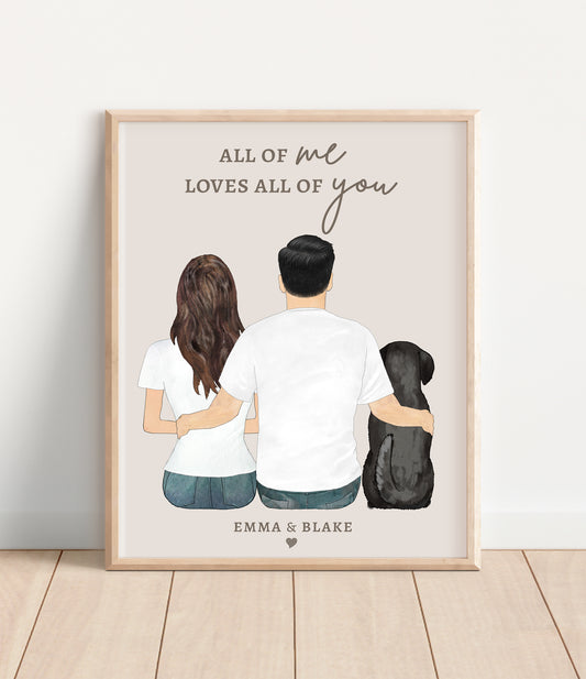 "All of Me" Couple's Portrait