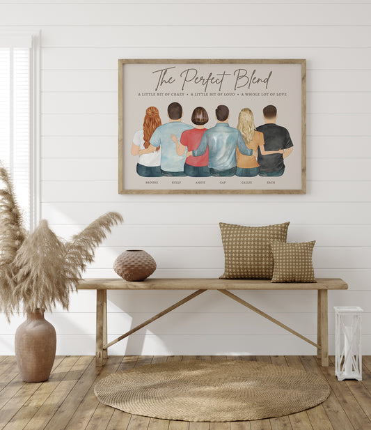 Blended Family Portrait