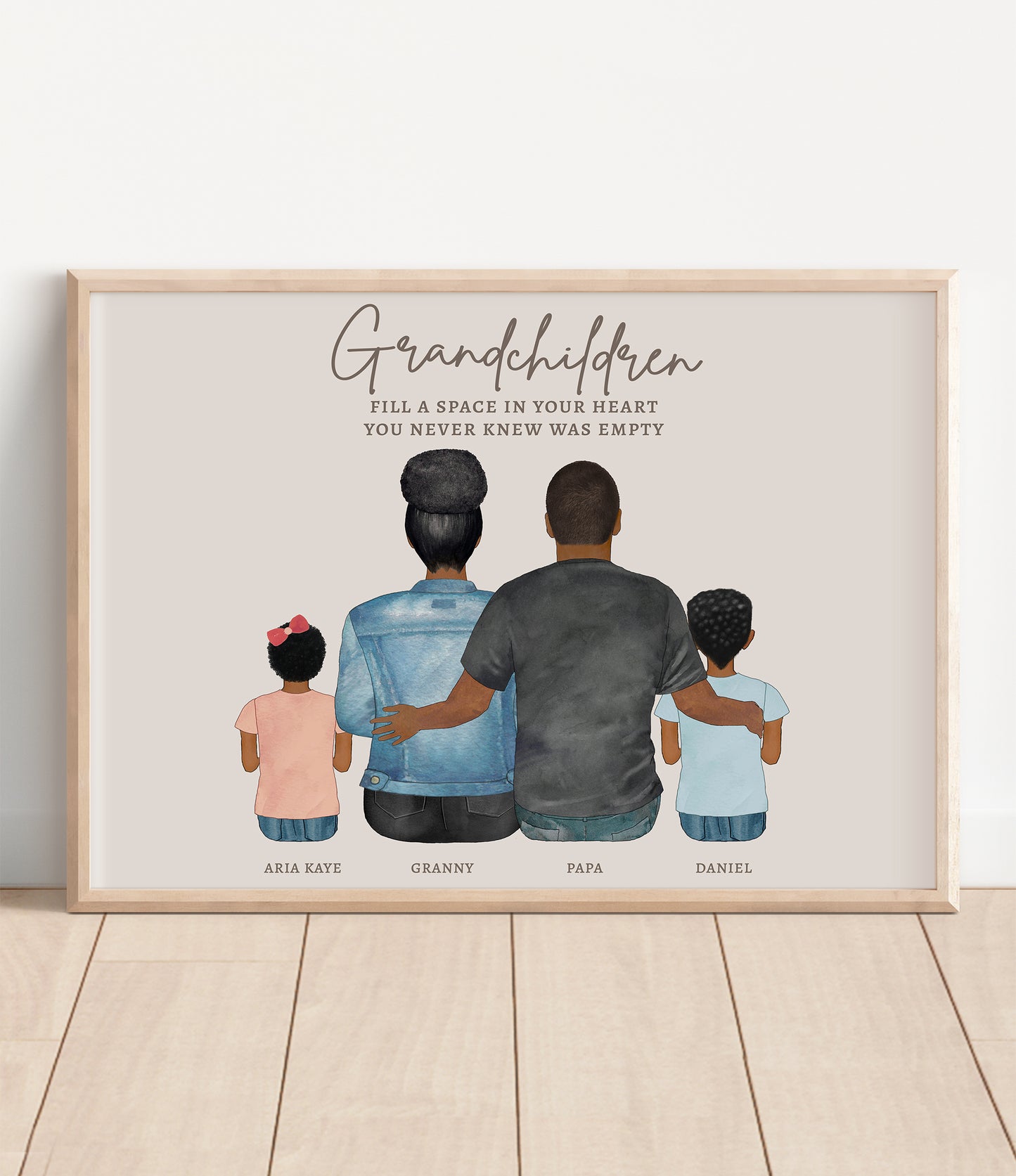 Grandparents with Grandkids Portrait