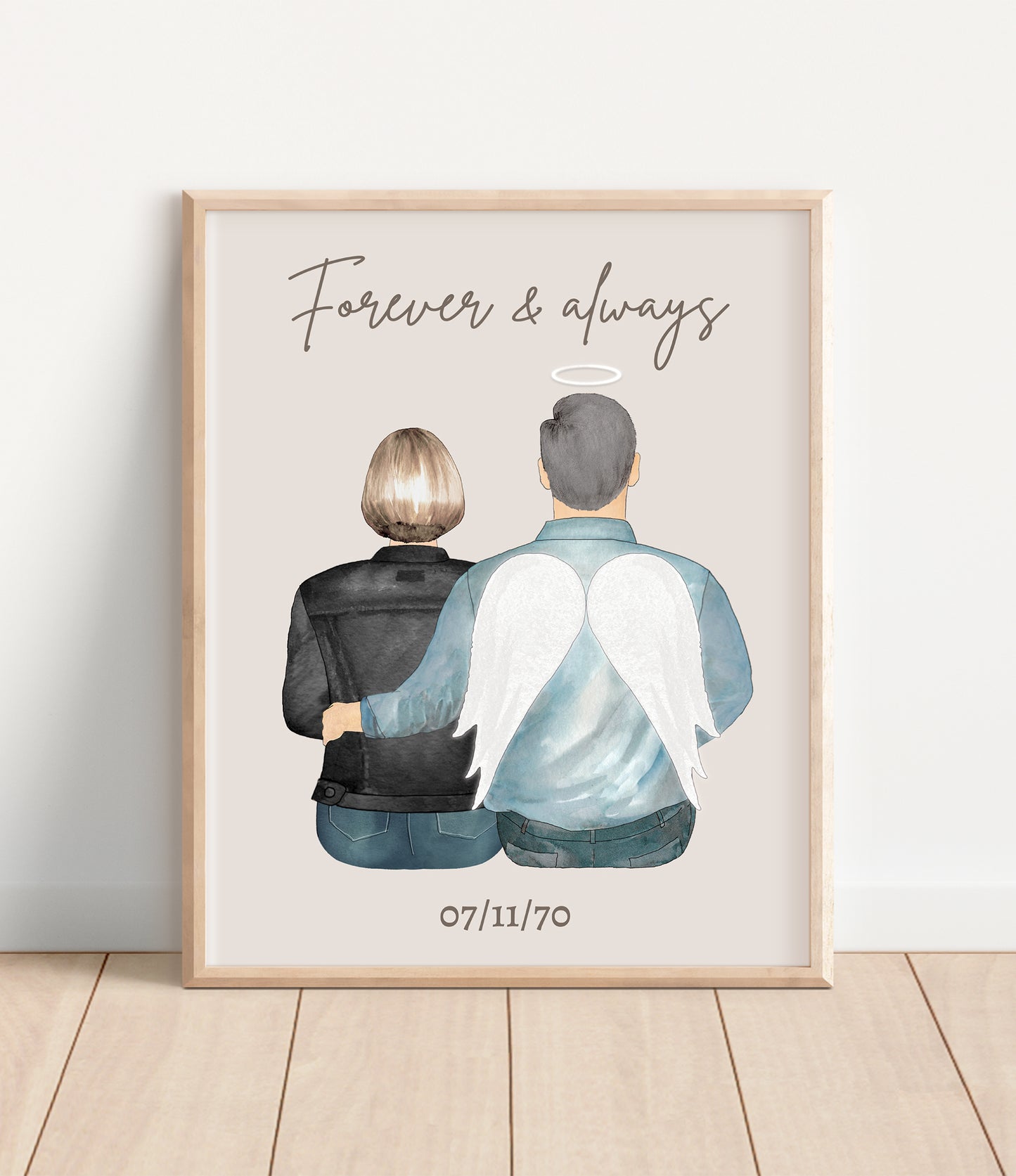 Husband Memorial Portrait