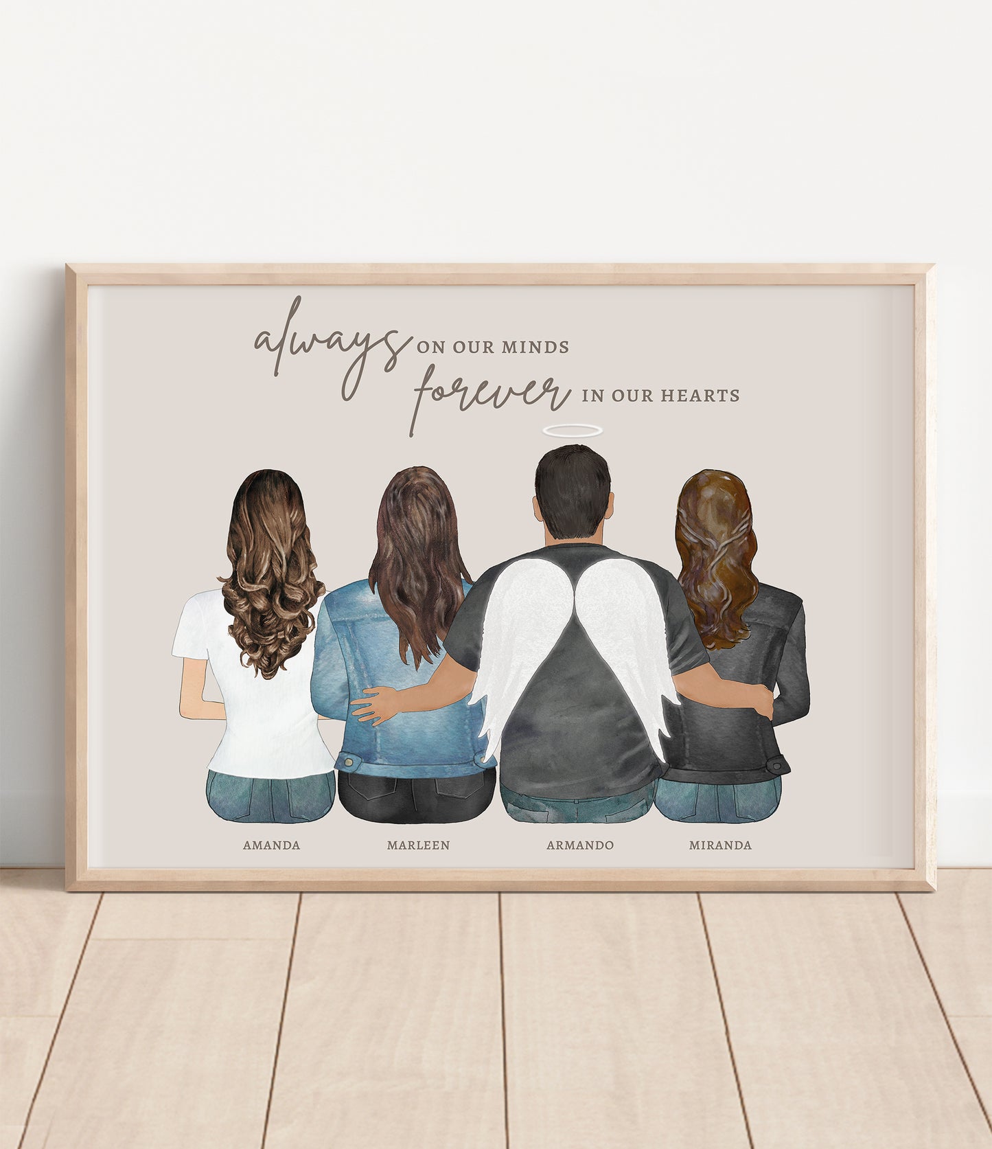 Sibling Memorial Portrait