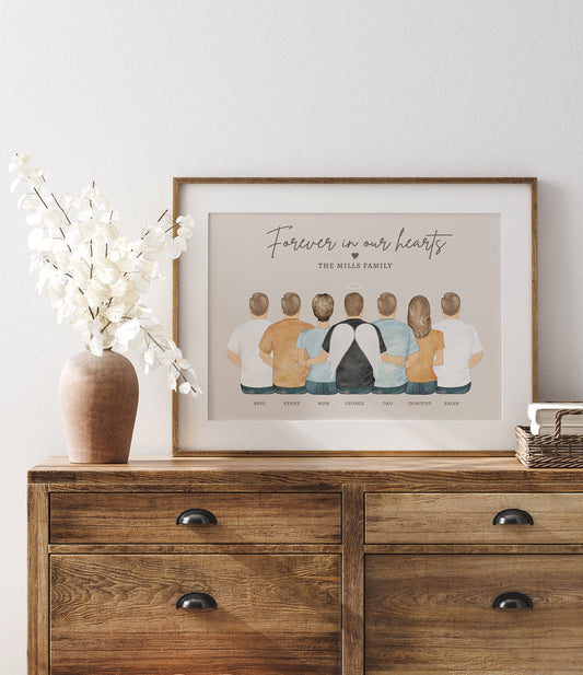 Sibling Memorial Portrait