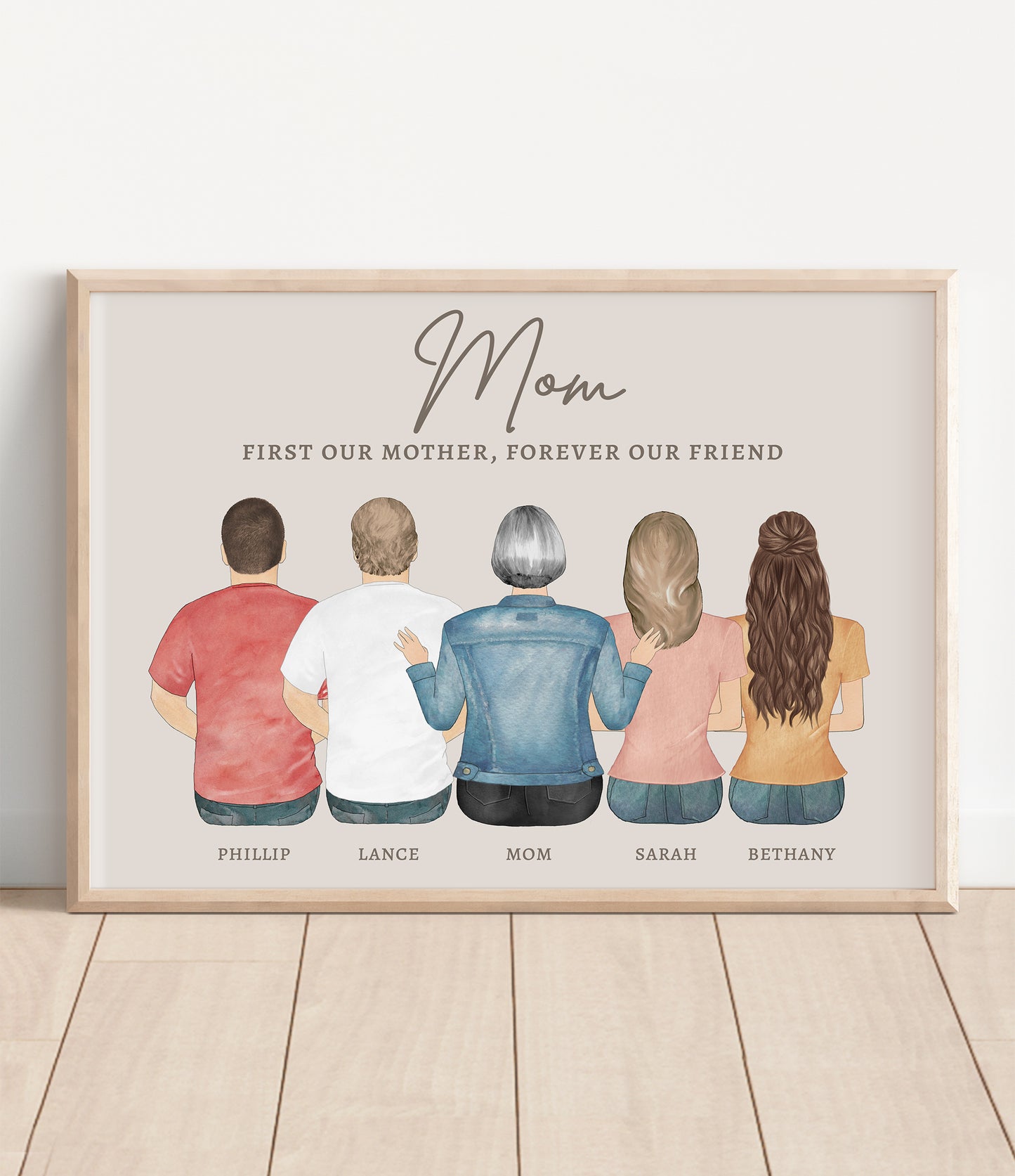 Portrait for Mom from Adult Children