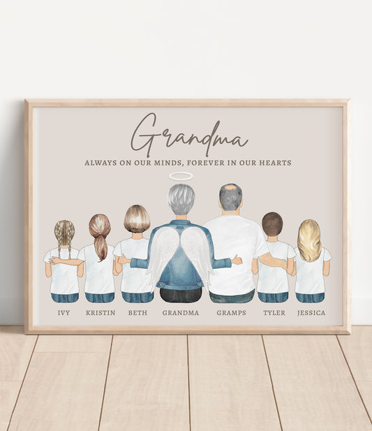 Grandparent Memorial Portrait