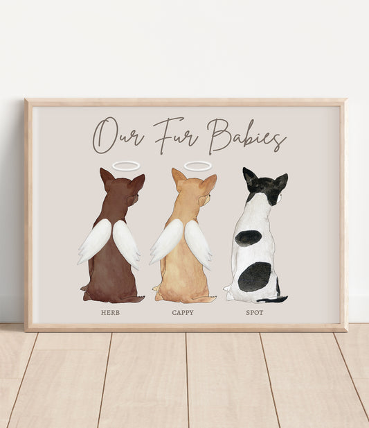 Our Fur Babies Portrait