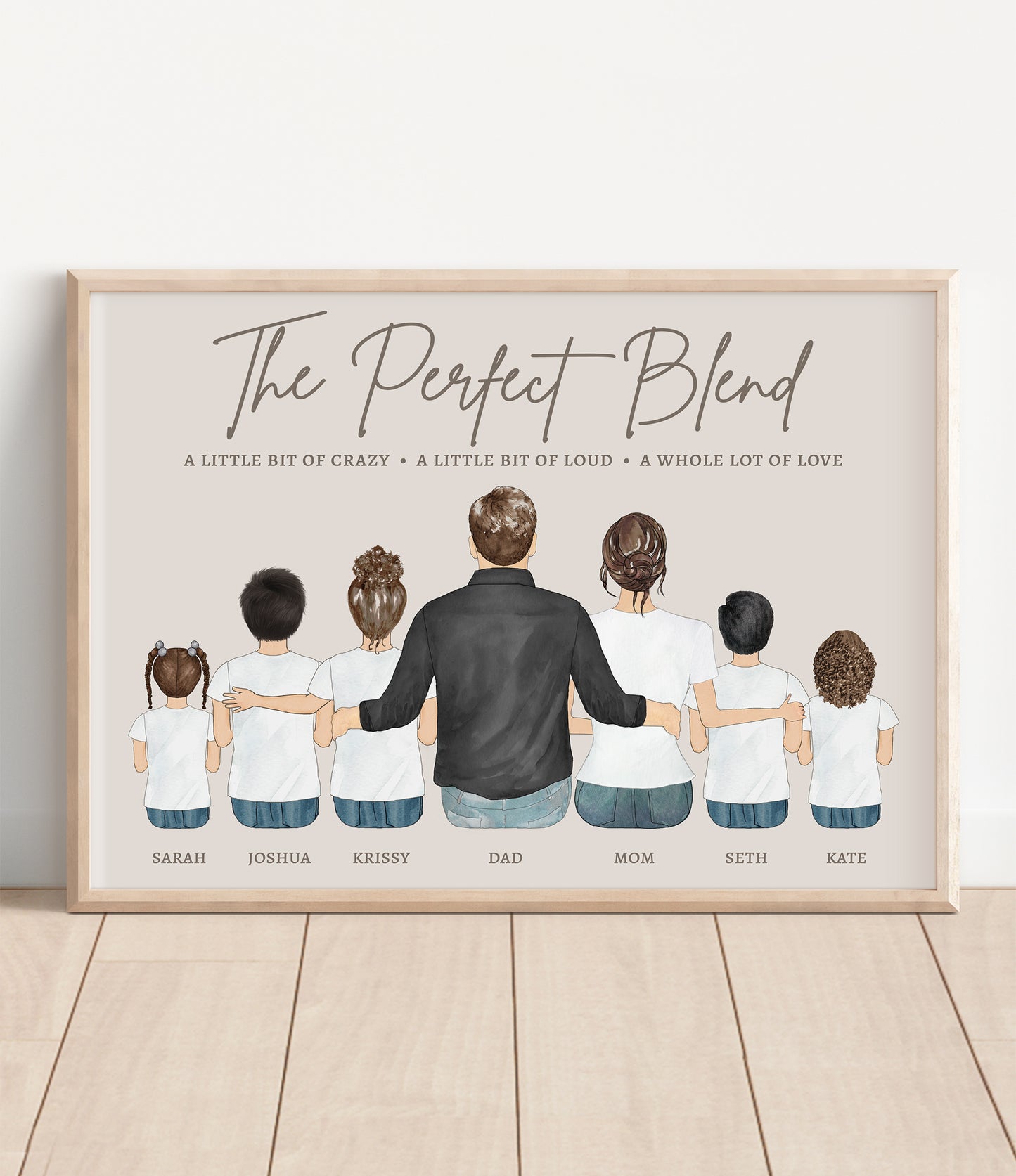 Blended Family Portrait