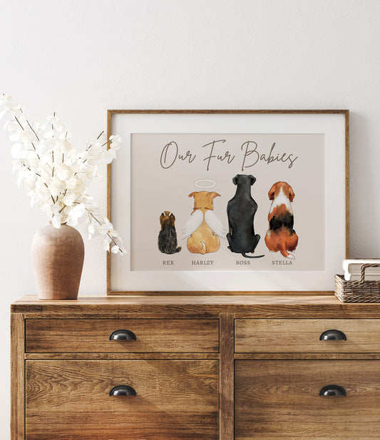 Our Fur Babies Portrait