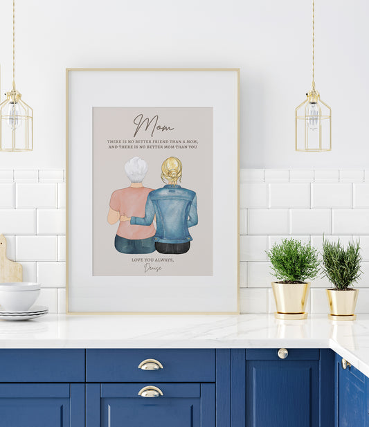 Portrait for Mom from Adult Children