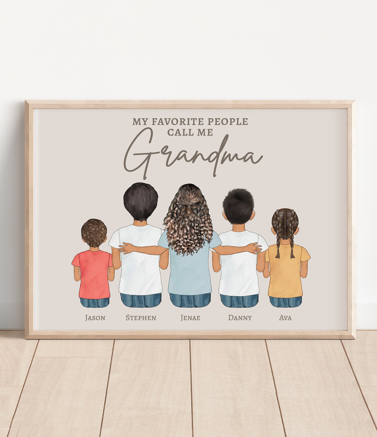 Grandma's Favorite People Portrait